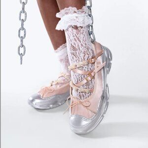 Double Standard Pink Ballet Sneakers